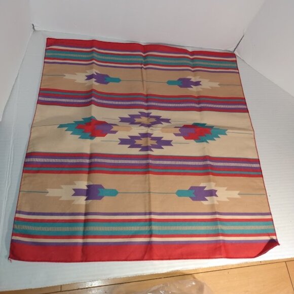Southwest design multi color scarf. - Picture 2 of 2